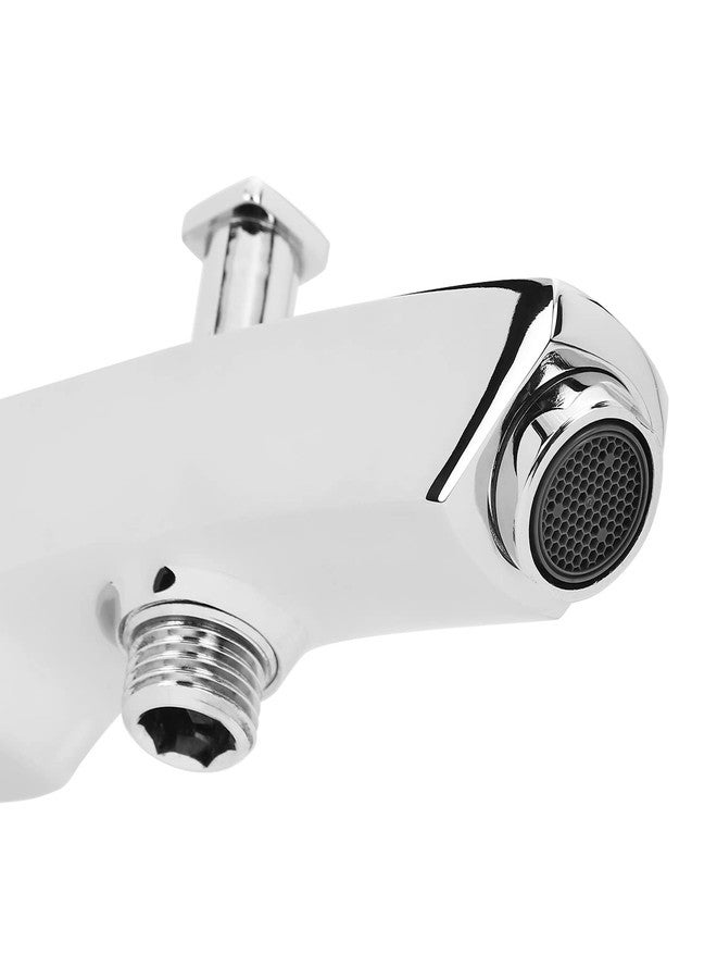 Hindware Italian Collection F520010CP Avior Bath Spout with Tip Ton (Water Diverter to Hand Shower), Brass with Chrome Finish - Image 4